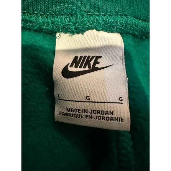 Nike Men’s Solo Swoosh Fleece Joggers – Green – Size Large Casual Athletic Pants - Picture 4 of 7